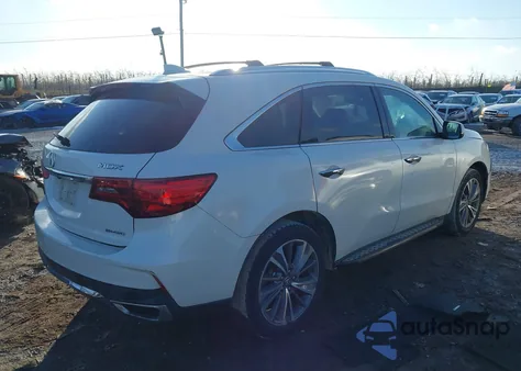 2017 Acura Mdx Technology Package из США, поврежденный, VIN 5FRYD4H57HB038562